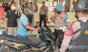 Pasca Teror Bom, Polres Sumenep Berlakukan Satu Pintu & Perketat Penjagaan