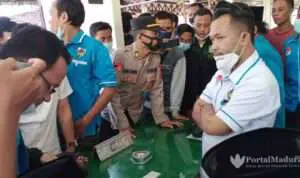 Suasana Pelantikan KNPI Pamekasan yang Ricuh