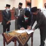 Rapat Paripurna DPRD, Bupati Sampang Sampaikan LKPJ TA 2020
