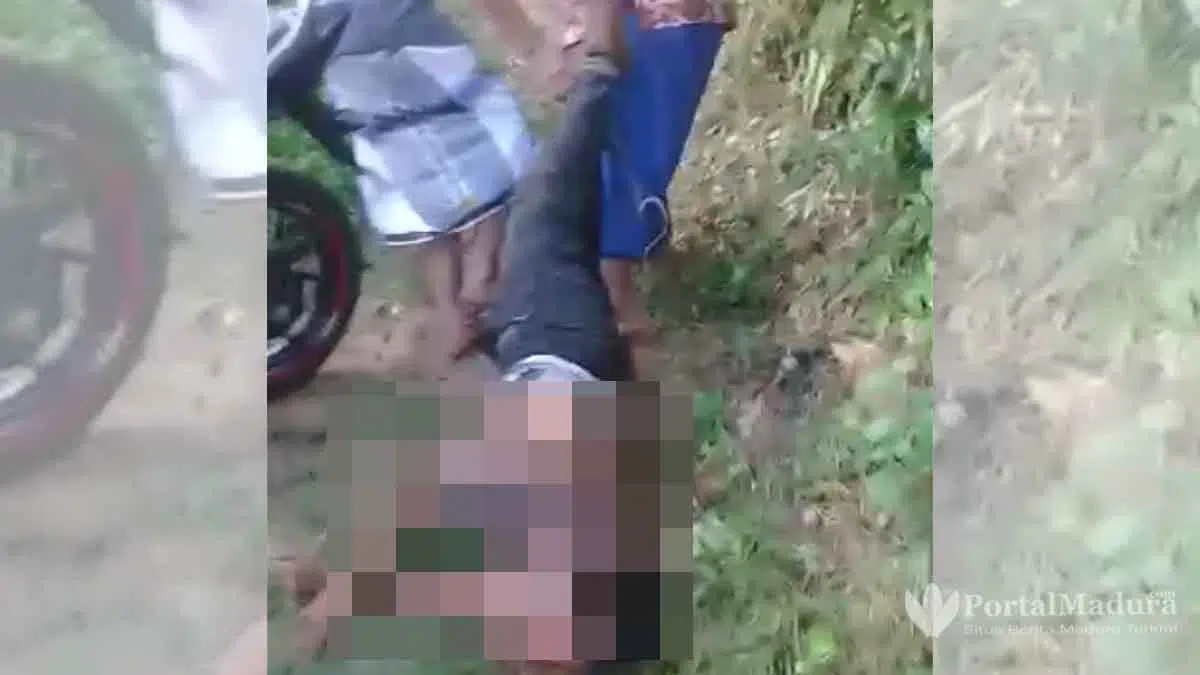 Viral Video Maling Motor Dihajar Warga Bangkalan