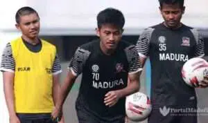 Gagal Lolos, Madura United Bertahan di Bandung