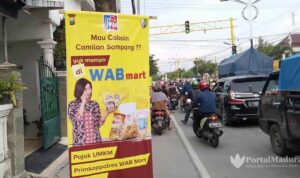 Promosi WAB Mart di Paku Pada Pohon, Sikap Satpol PP Sampang?