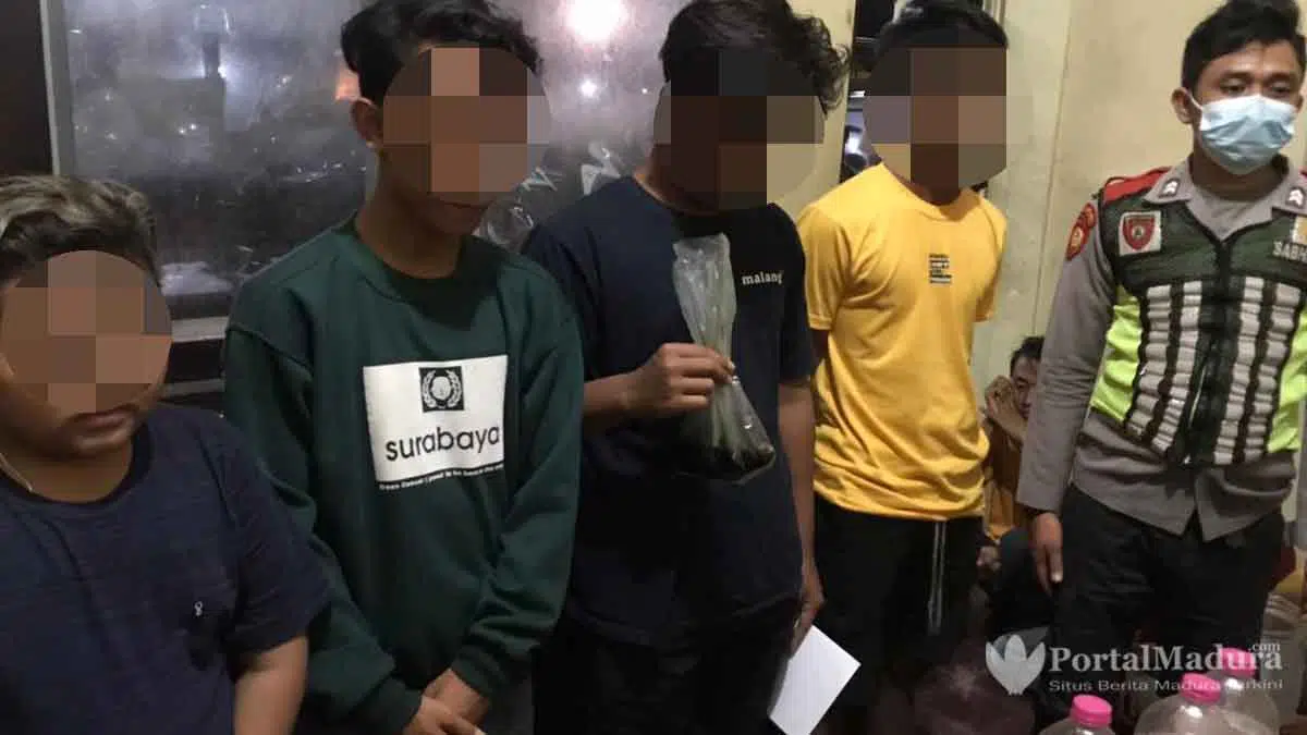 Lima Pemuda Sumenep Ini Pesta Miras di Bulan Ramadan