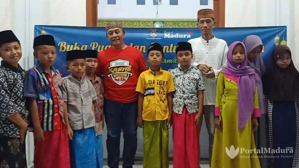 Team Sinergy Madura bersama PortalMaduraTV Buka Puasa Bersama Anak Yatim