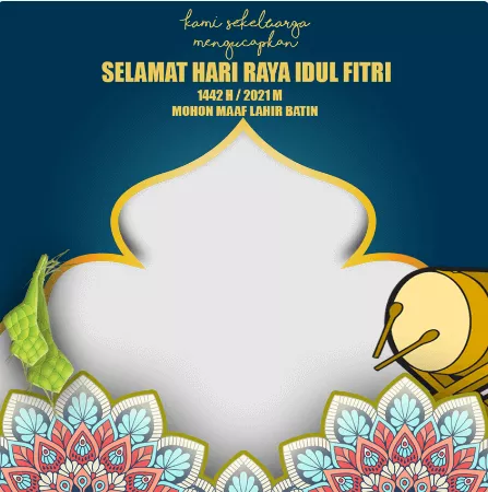Kumpulan Twibbon Ucapan Selamat Hari Raya Idul Fitri 1442 H - Portalmadura.com Twibbon Ucapan Selamat Hari Raya Idul Fitri 1442 H