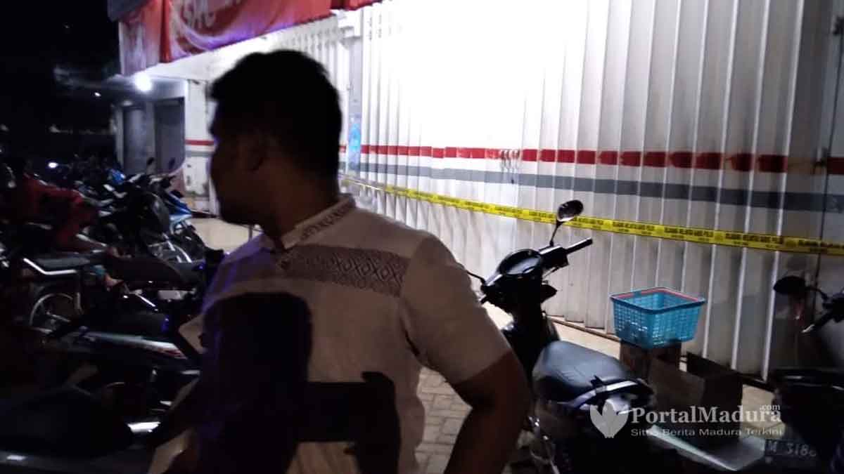 Penembakan Misterius, Satu Karyawan Toko Terluka Serpihan Kaca di Bangkalan