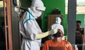 Jelang Tes Kepemimpinan, Bacakades Jalani Swab Antigen