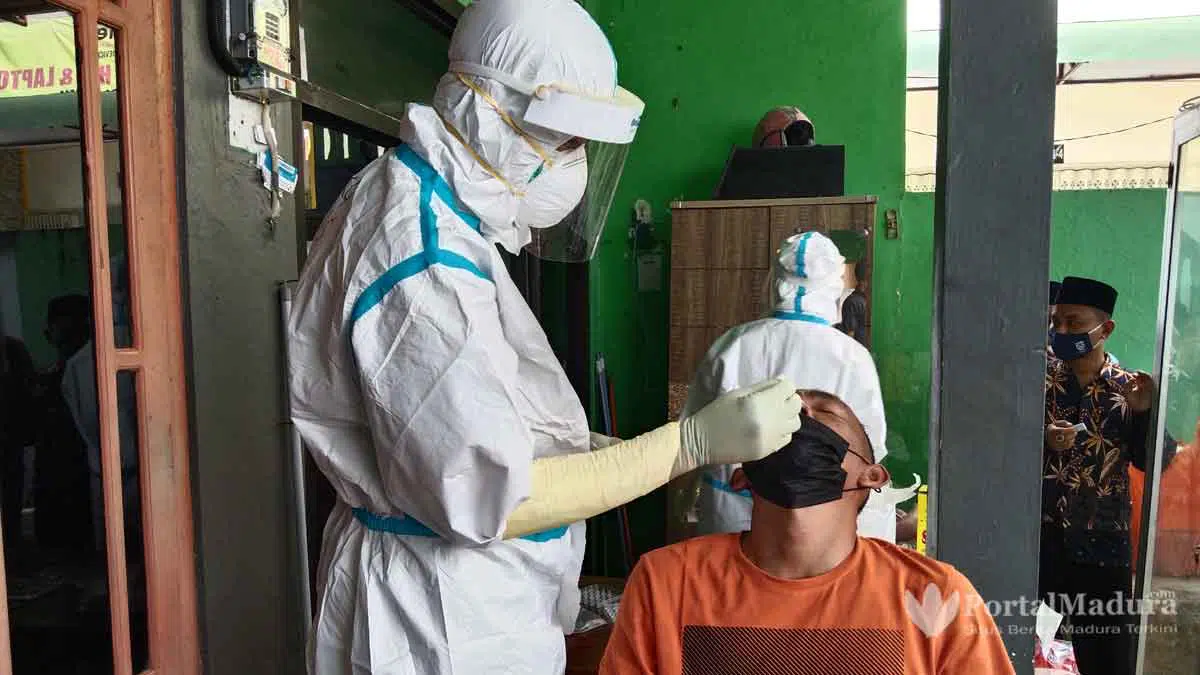 Jelang Tes Kepemimpinan, Bacakades Jalani Swab Antigen