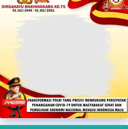 Bingkai foto TWIBBON HUT BHAYANGKARA KE 75