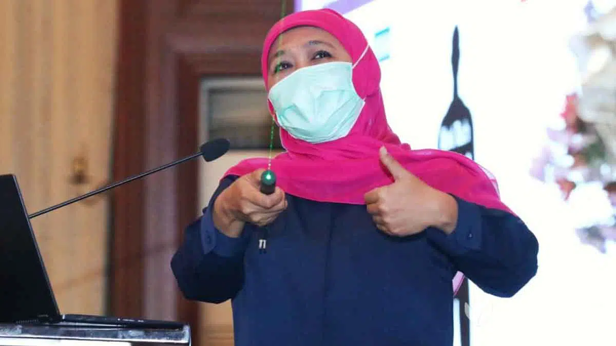 Khofifah Minta AMSI Jatim Kawal Pertumbuhan "De Facto Ibu Kota Indonesia"
