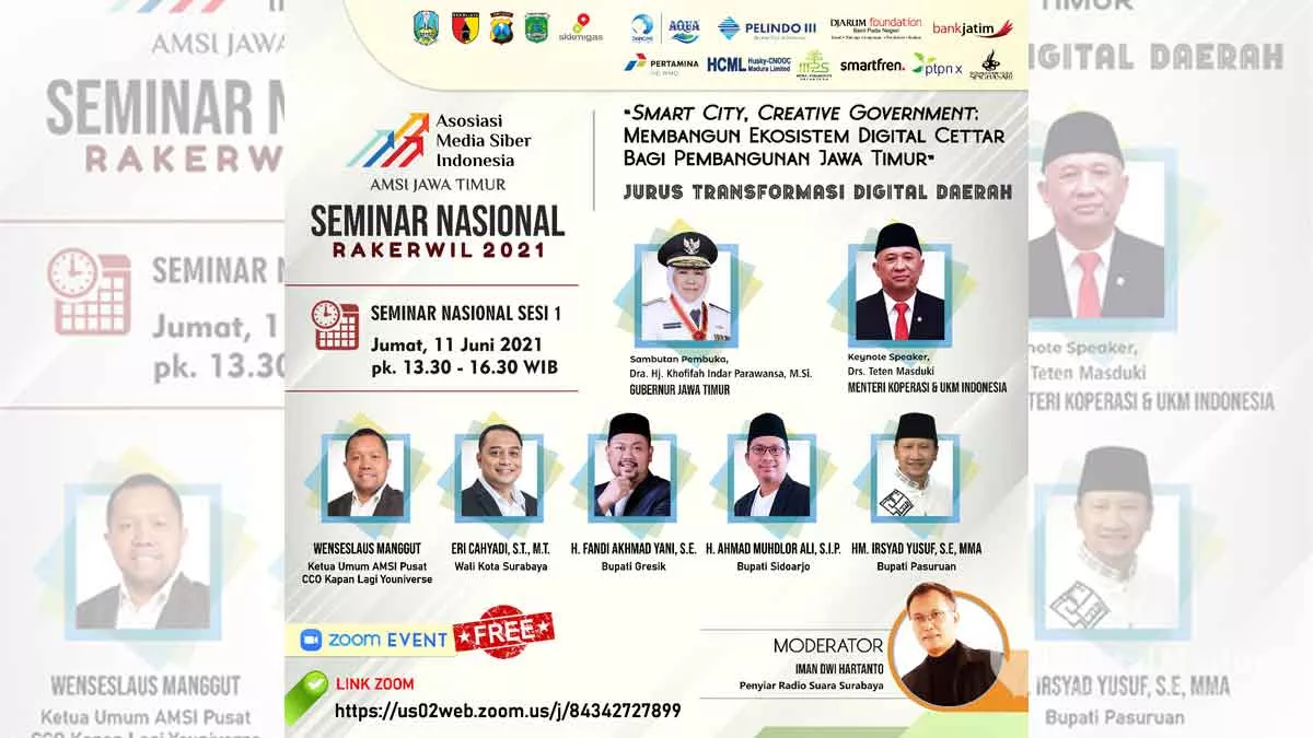 Ingin Tahu Jurus Transformasi Digital Daerah? Ikuti Link Zoom Berikut ini, Gratis!