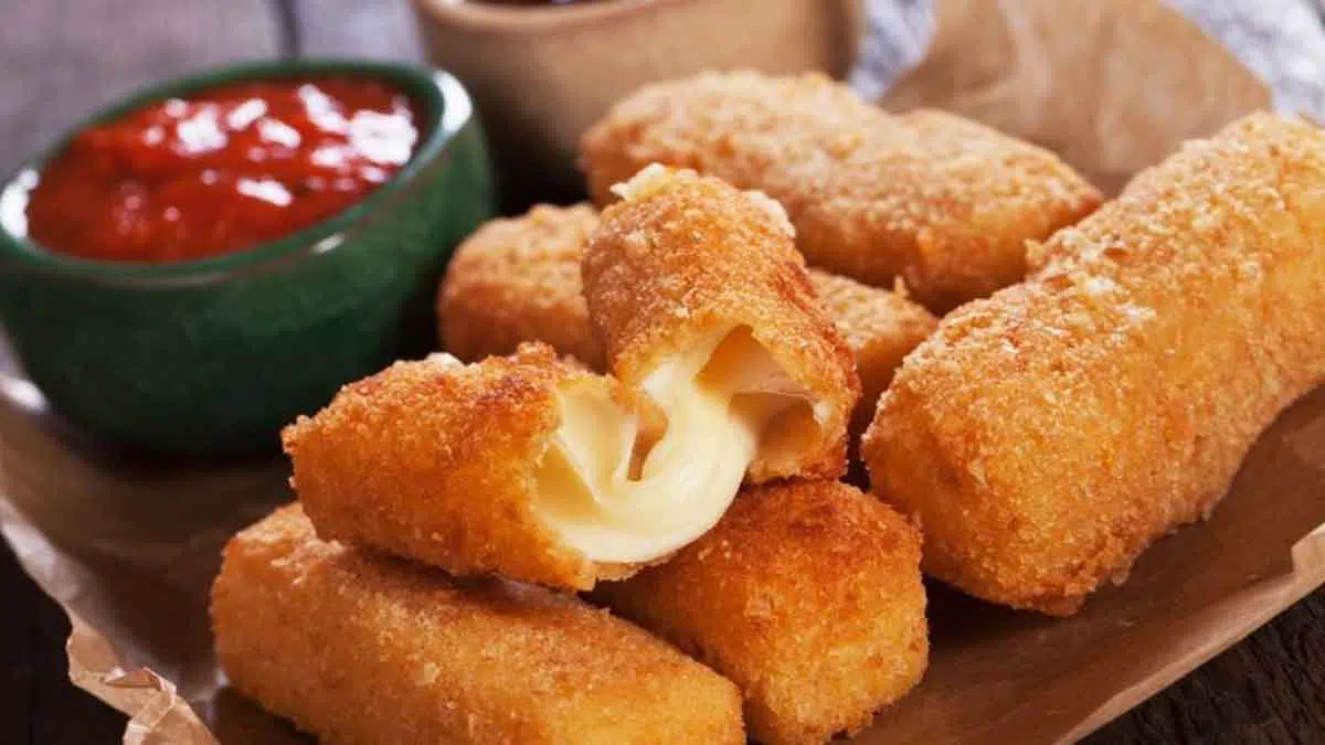 Resep Stik mozzarella yang Lezat dan Meleleh