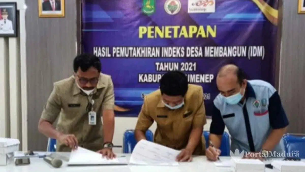 PMD Sumenep Tetapkan Desa Lobuk Sebagai Desa Mandiri dan Maju