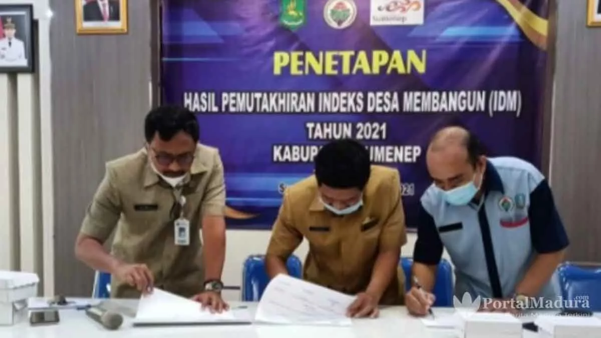 PMD Sumenep Tetapkan Desa Lobuk Sebagai Desa Mandiri dan Maju