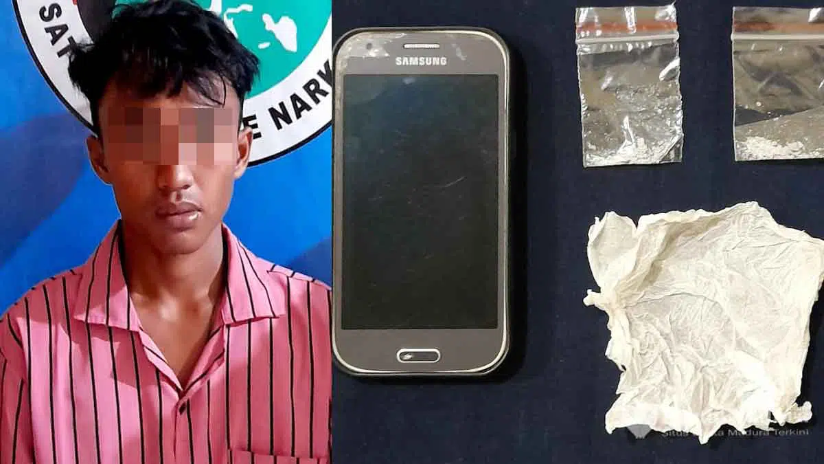 Edarkan Sabu, Polres Sumenep Tangkap Pemuda 18 Tahun