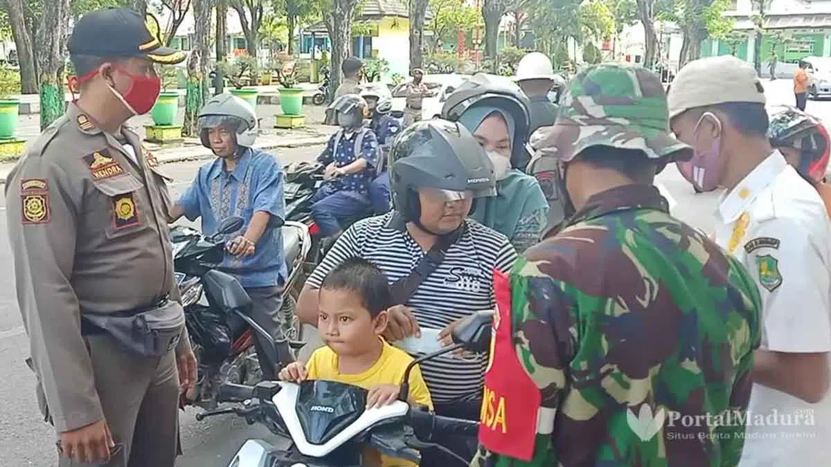 Razia Masker Makin Ditingkatkan di Sumenep