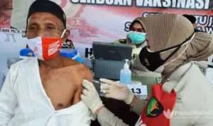 Vaksinasi Gratis Polres Sumenep Jangkau 6.153 Warga