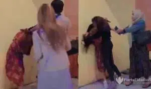 Viral Video Dugaan Pelakor, Dua Wanita Cantik Saling Jambak di Rumah Makan Sampang