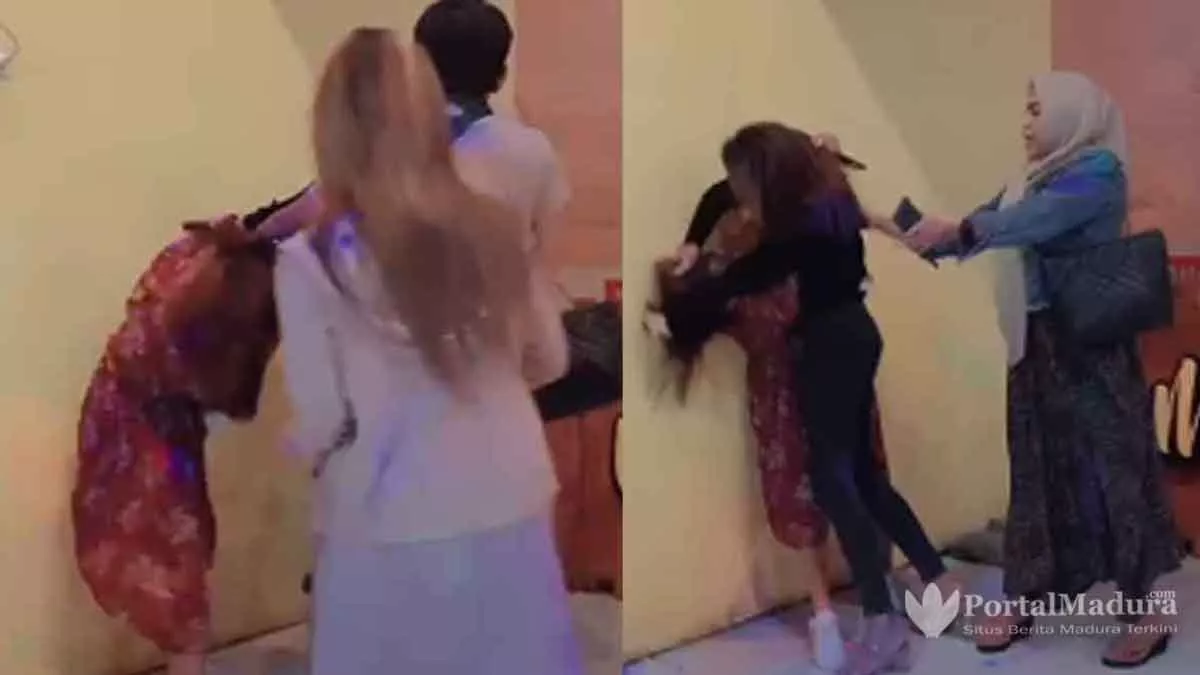 Viral Video Dugaan Pelakor, Dua Wanita Cantik Saling Jambak di Rumah Makan Sampang