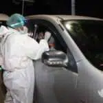 Wagub dan Wakapolda Pastikan Penyekatan Sisi Bangkalan Berjalan Efektif