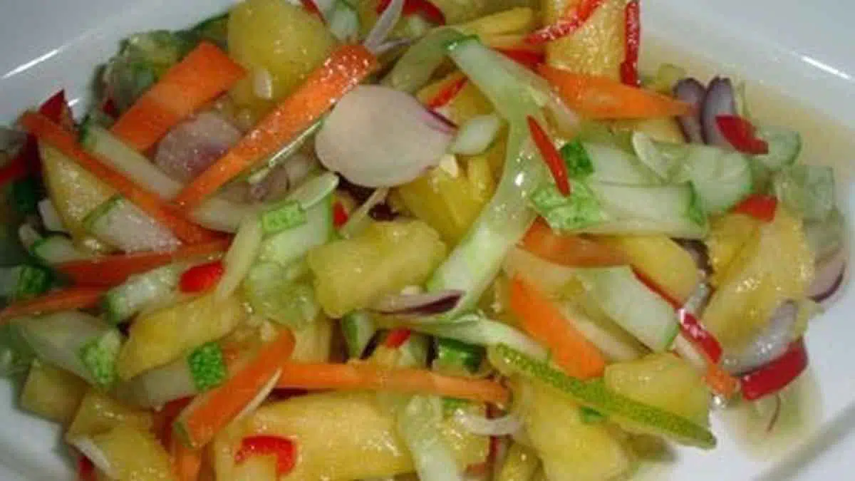 Resep Acar Mentimun, Wortel, dan Nanas