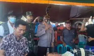 Hiburan Dilarang, Ini Detik-detik Kontes Sapi Sonok Dibubarkan Petugas di Sumenep