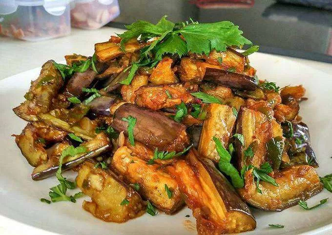 Resep Terong Barbeque Pedas Ala Rumahan