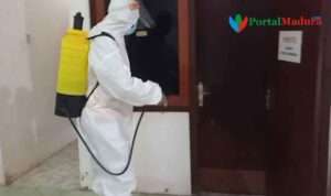 Satgas Covid-19 Sumenep Sterilisasi Lima Lokasi