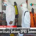 Covid-19 Mengganas, Gedung DPRD Sumenep Dilakukan Sterilisasi