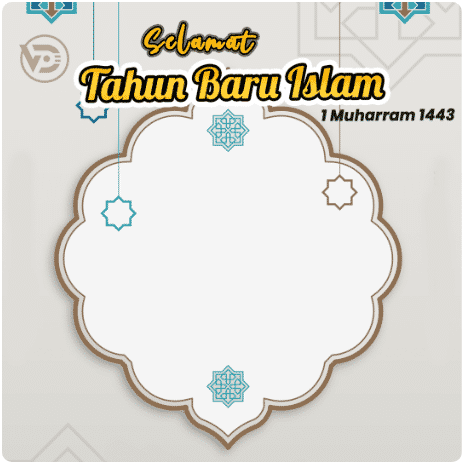 Download Twibbon Tahun Baru Islam 1 Muharram 1443 H 2021 Masehi