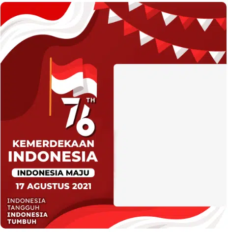 Twibbon Ucapan HUT Republik Indonesia - 76