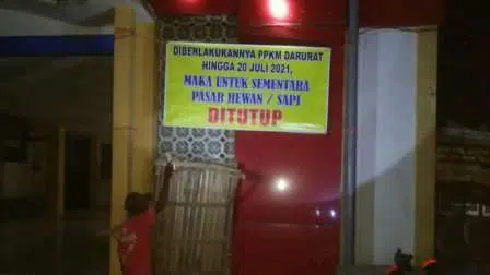 PPKM Darurat, Semua Pasar Hewan di Sumenep Ditutup
