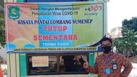 Dua Objek Wisata Pantai “Plat Merah” di Sumenep Ditutup