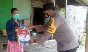 Bansos Darurat, Polres Sampang Distribusikan 5 Ton Beras & Paket Sembako