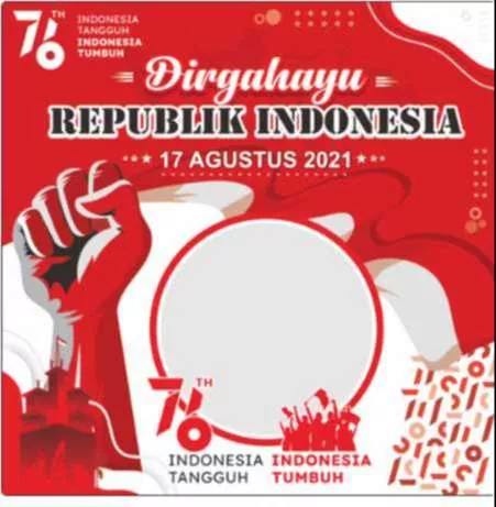 Kumpulan Link Twibbon Hut Ri 2021, Kemerdekaan Ke-76 - Portalmadura.com Twibbon Hut RI ke 76