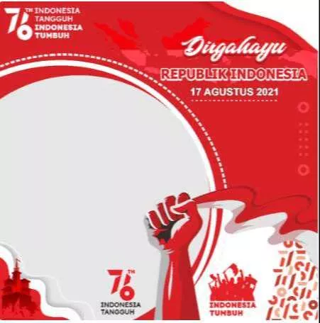 Kumpulan Link Twibbon Hut Ri 2021, Kemerdekaan Ke-76 - Portalmadura.com Twibbon Hut RI ke 76