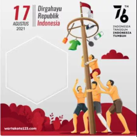Kumpulan Link Twibbon Hut Ri 2021, Kemerdekaan Ke-76 - Portalmadura.com Twibbon Hut RI ke 76