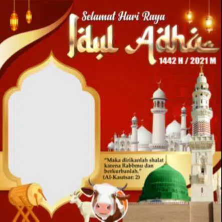 Twibbon Hari Raya Idul Adha 1442 H 2021