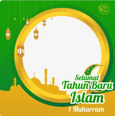 Twibbon Selamat Tahun Baru Islam 1 Muharram 1443 H Tahun 2021