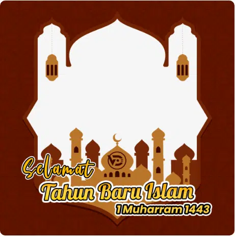 Twibbon Tahun Baru Islam 1443 H 2021 Masehi
