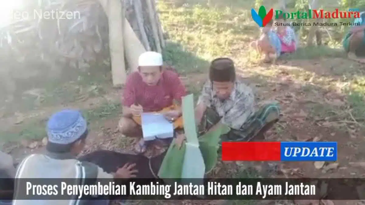 Usir Corona, Warga Muslim Sumenep Sembelih Kambing Jantan Hitam & Gelar Istigasah