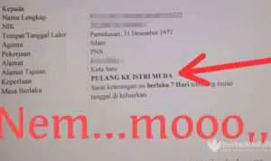 Viral SIKM ASN Pulang ke Istri Muda