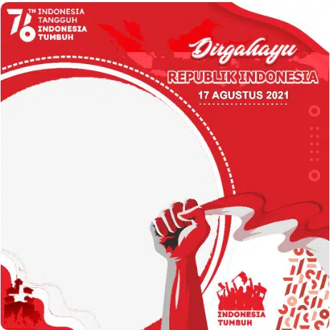download twibbon dirgahayu republik indonesia ke 76 tahun 2021