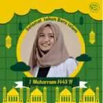 40+ Twibbon Tahun Baru Islam 1443 H / 2021