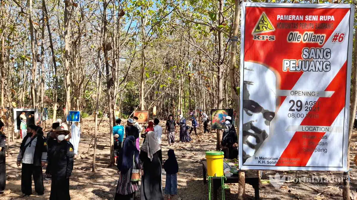 KPS Gelar Pameran Seni Rupa di Hutan Jati Sampang
