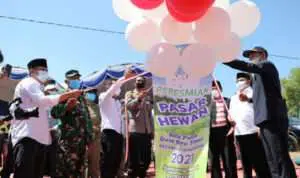 Wujud Inovasi Pemdes, Wakil Bupati Sampang Resmikan Pasar Hewan Batu Putih