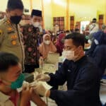 Kapolres Sampang Tinjau Vaksinasi 1.500 Pelajar SMA dan SMK