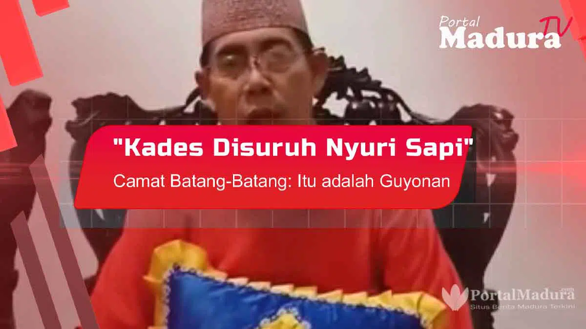 "Kades Disuruh Nyuri Sapi", Camat Batang-Batang: Itu adalah Guyonan