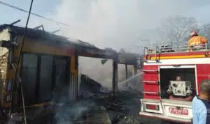 Kerugian Kebakaran Pom Mini Lenteng Capai Rp100 Juta