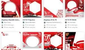Kumpulan Link twibbon HUT RI 2020 Kemerdekaan ke 76 Indonesia